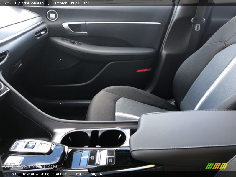 Hampton Gray / Black 2021 Hyundai Sonata SEL
