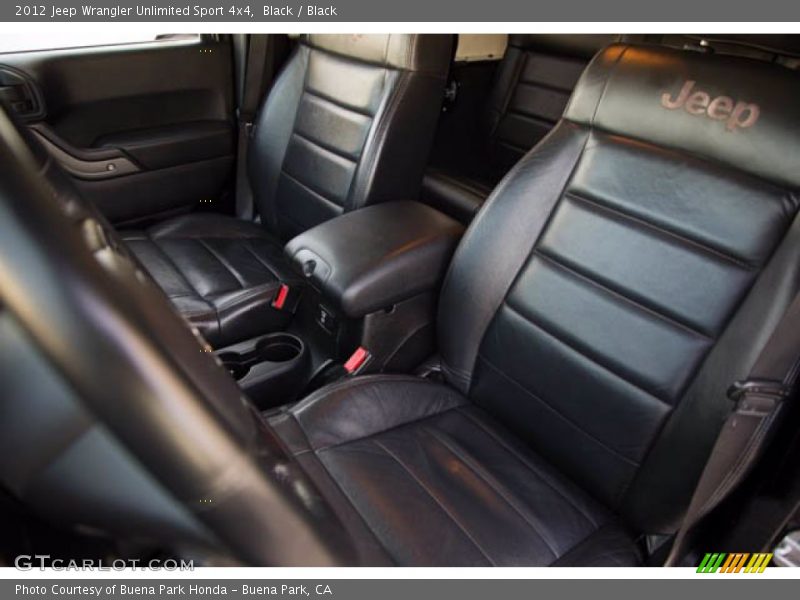 Black / Black 2012 Jeep Wrangler Unlimited Sport 4x4