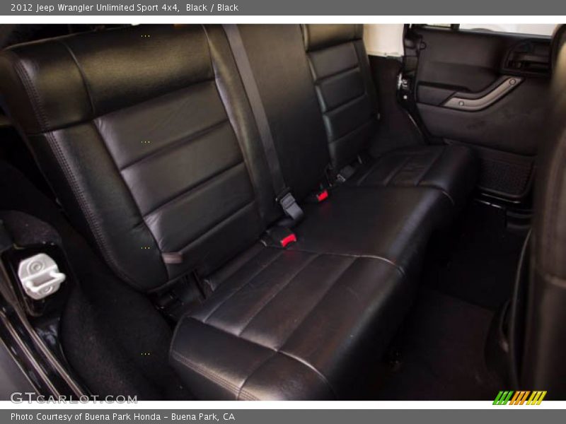 Black / Black 2012 Jeep Wrangler Unlimited Sport 4x4