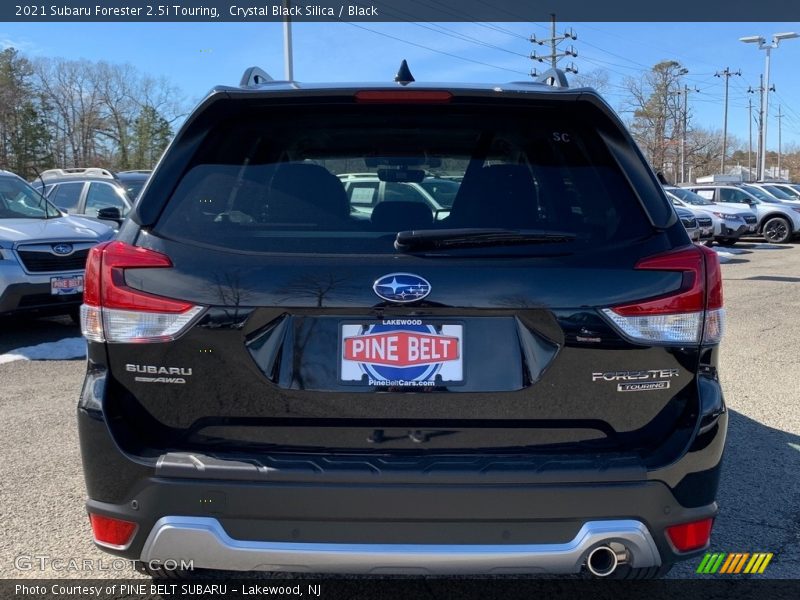 Crystal Black Silica / Black 2021 Subaru Forester 2.5i Touring