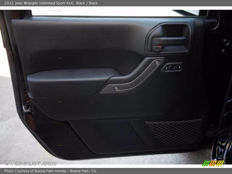 Black / Black 2012 Jeep Wrangler Unlimited Sport 4x4