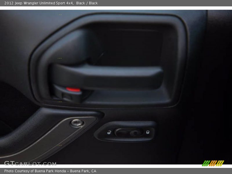 Black / Black 2012 Jeep Wrangler Unlimited Sport 4x4