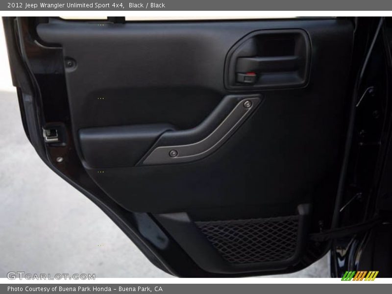 Black / Black 2012 Jeep Wrangler Unlimited Sport 4x4