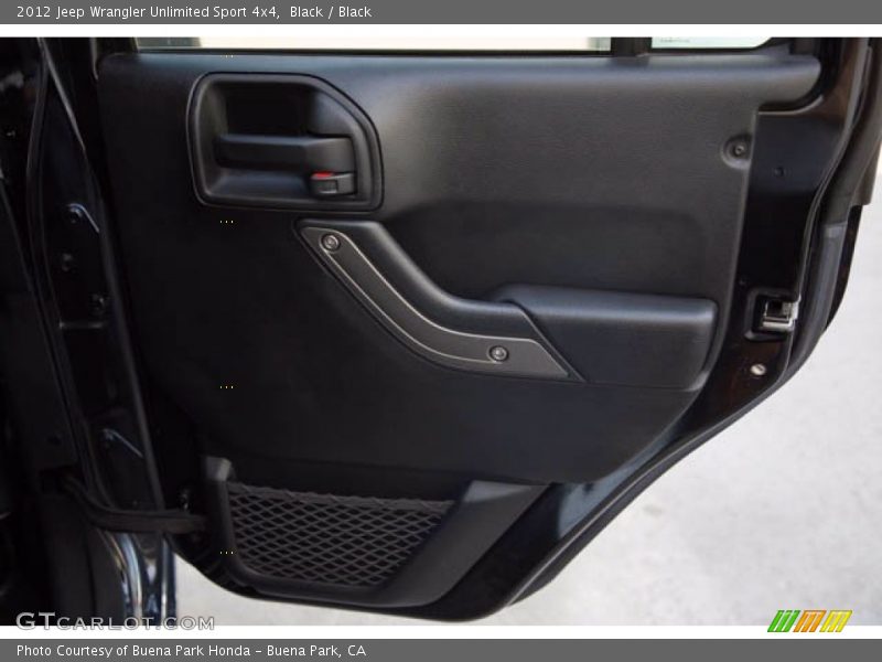 Black / Black 2012 Jeep Wrangler Unlimited Sport 4x4