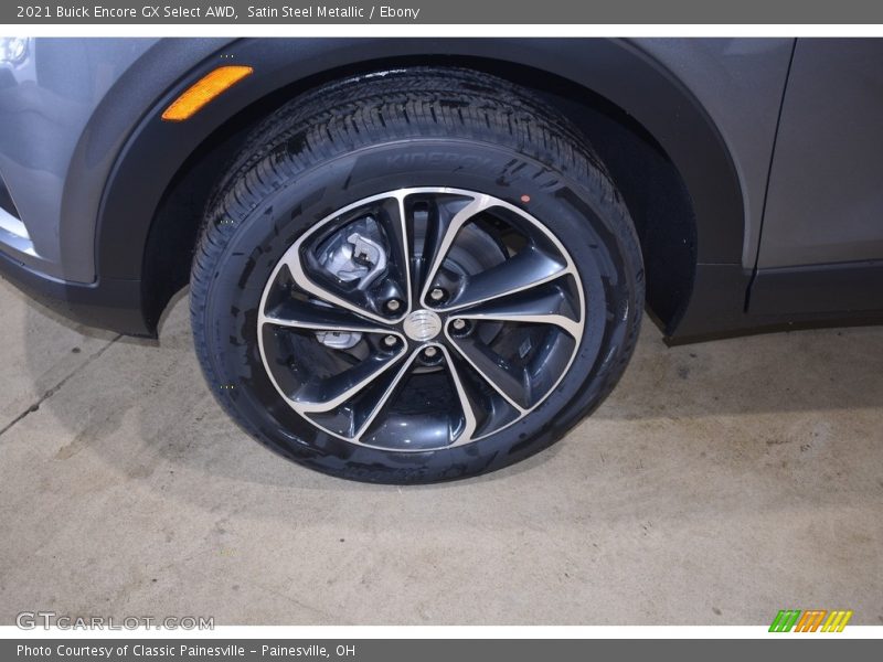 Satin Steel Metallic / Ebony 2021 Buick Encore GX Select AWD