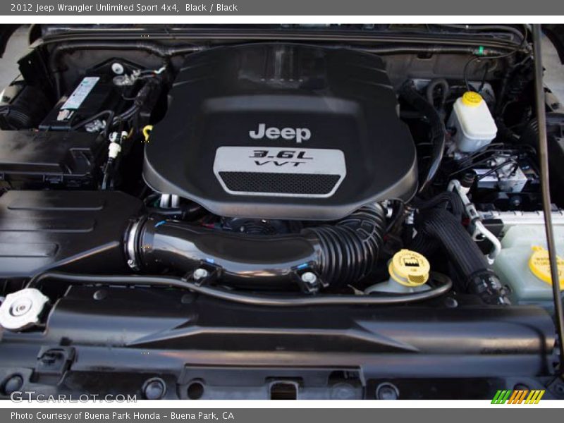 Black / Black 2012 Jeep Wrangler Unlimited Sport 4x4