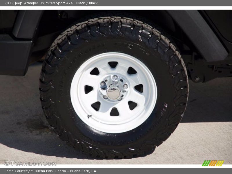 Black / Black 2012 Jeep Wrangler Unlimited Sport 4x4