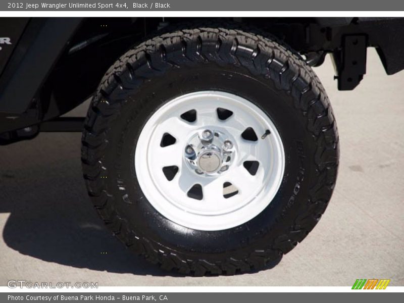 Black / Black 2012 Jeep Wrangler Unlimited Sport 4x4