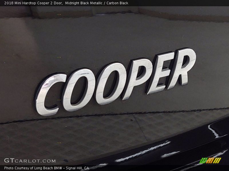 Midnight Black Metallic / Carbon Black 2018 Mini Hardtop Cooper 2 Door