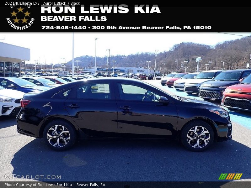 Aurora Black / Black 2021 Kia Forte LXS