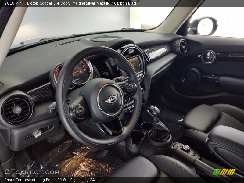 Melting Silver Metallic / Carbon Black 2018 Mini Hardtop Cooper S 4 Door