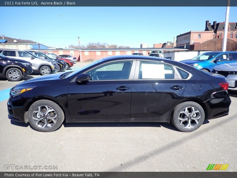 Aurora Black / Black 2021 Kia Forte LXS