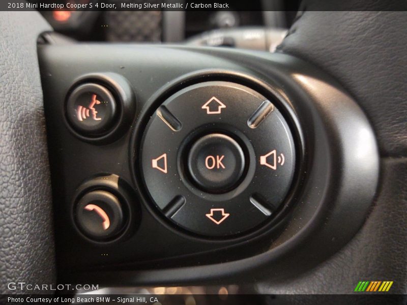 Melting Silver Metallic / Carbon Black 2018 Mini Hardtop Cooper S 4 Door