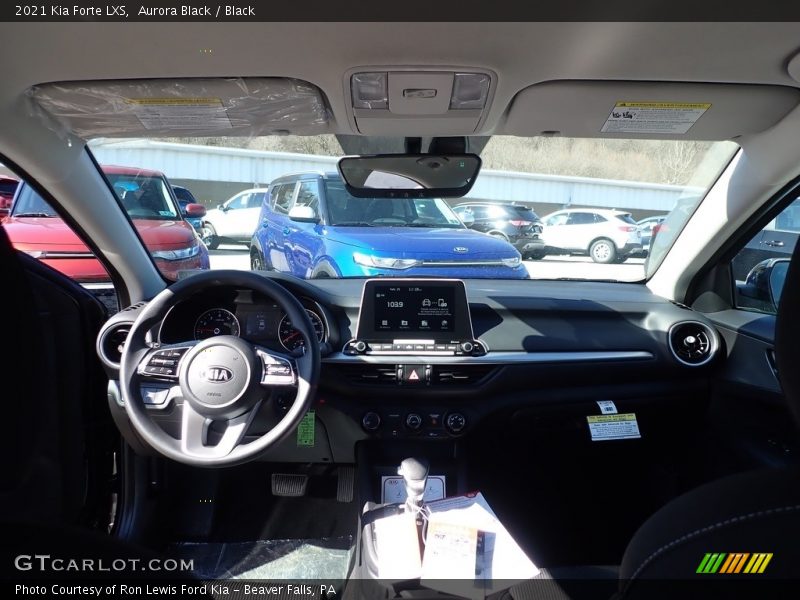Aurora Black / Black 2021 Kia Forte LXS