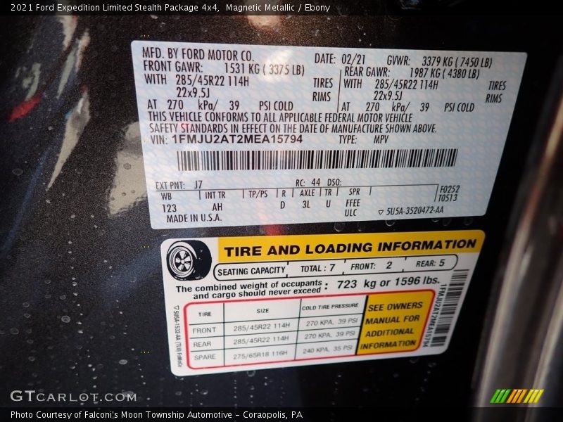 Magnetic Metallic / Ebony 2021 Ford Expedition Limited Stealth Package 4x4