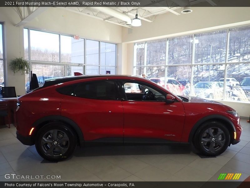 Rapid Red Metallic / Black Onyx 2021 Ford Mustang Mach-E Select eAWD
