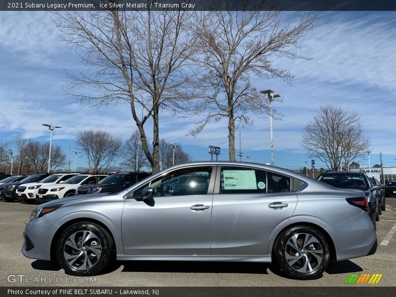 Ice Silver Metallic / Titanium Gray 2021 Subaru Legacy Premium