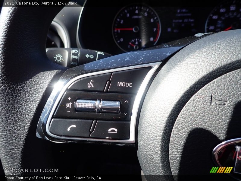 Aurora Black / Black 2021 Kia Forte LXS