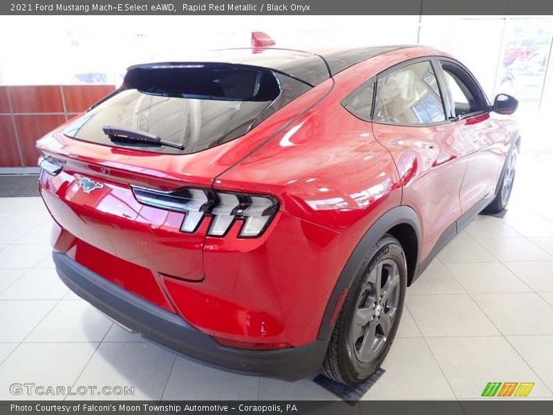 Rapid Red Metallic / Black Onyx 2021 Ford Mustang Mach-E Select eAWD