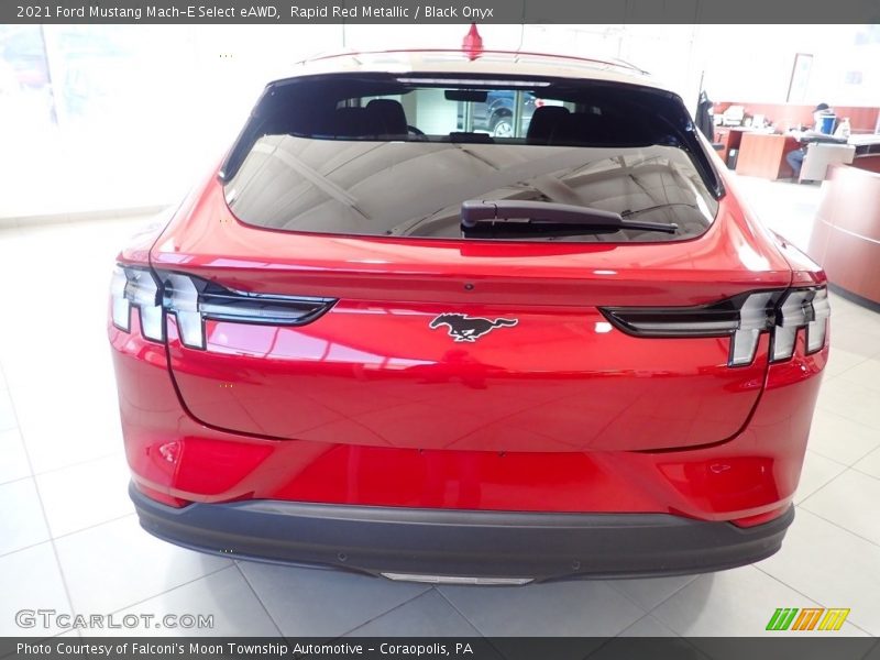 Rapid Red Metallic / Black Onyx 2021 Ford Mustang Mach-E Select eAWD