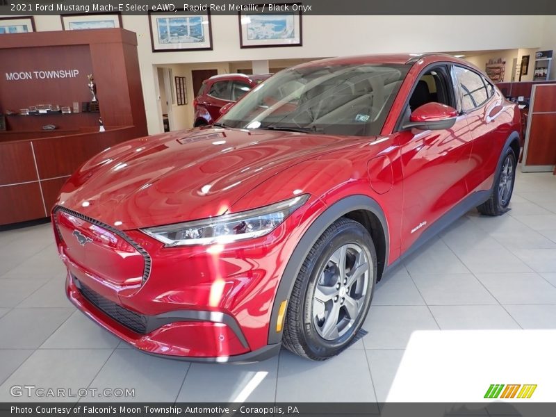 Front 3/4 View of 2021 Mustang Mach-E Select eAWD