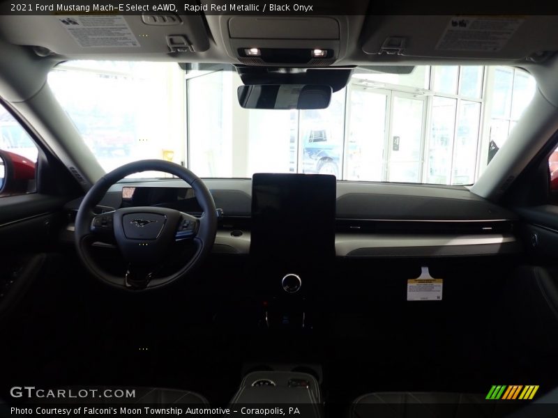 Rapid Red Metallic / Black Onyx 2021 Ford Mustang Mach-E Select eAWD