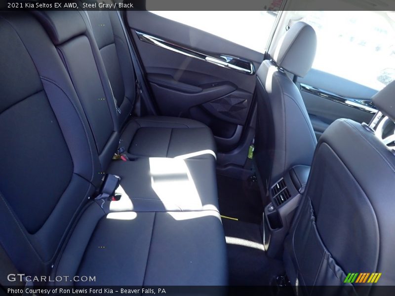Steel Gray / Black 2021 Kia Seltos EX AWD