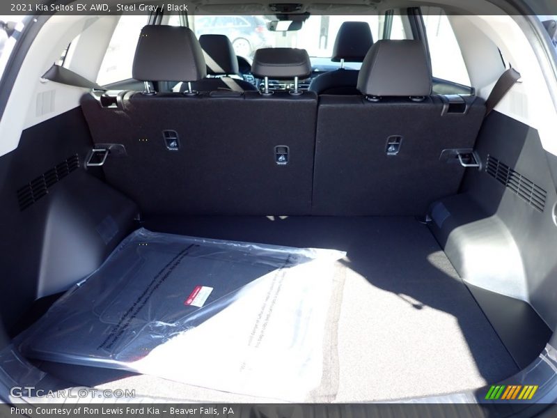 Steel Gray / Black 2021 Kia Seltos EX AWD