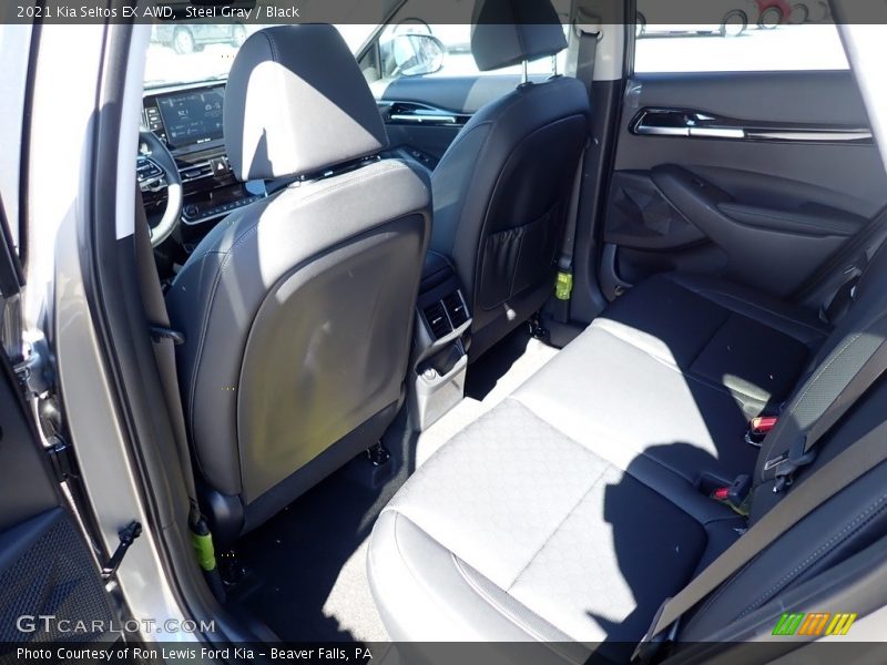 Steel Gray / Black 2021 Kia Seltos EX AWD