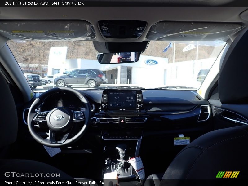 Steel Gray / Black 2021 Kia Seltos EX AWD