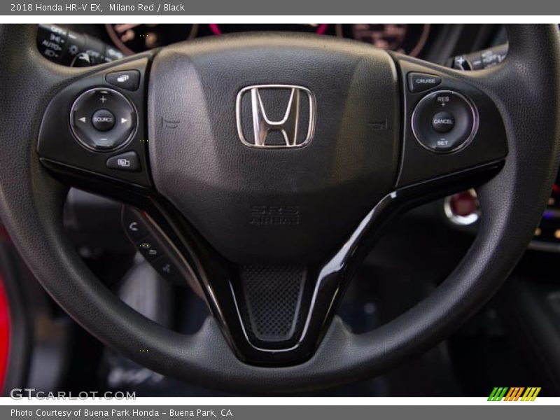 Milano Red / Black 2018 Honda HR-V EX