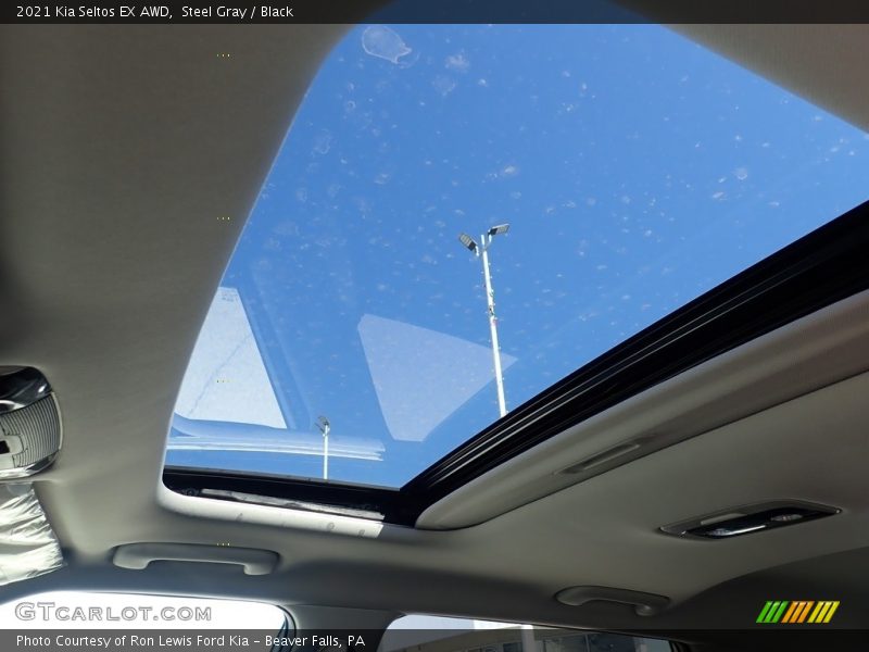 Steel Gray / Black 2021 Kia Seltos EX AWD