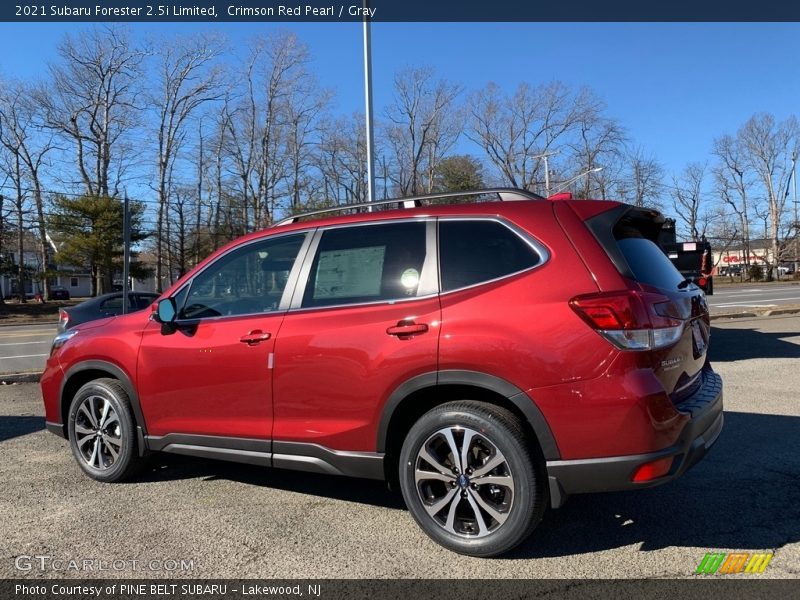 Crimson Red Pearl / Gray 2021 Subaru Forester 2.5i Limited