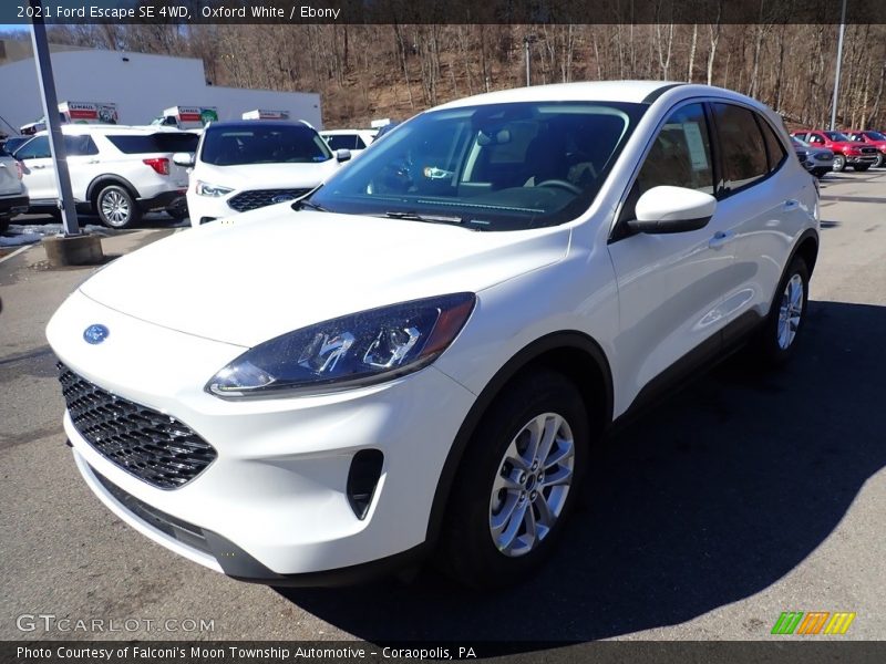 Oxford White / Ebony 2021 Ford Escape SE 4WD