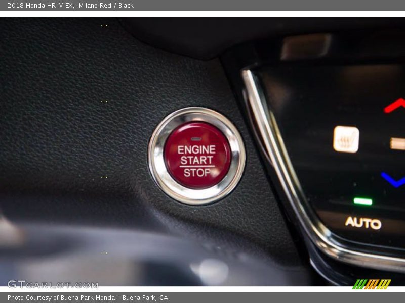 Milano Red / Black 2018 Honda HR-V EX