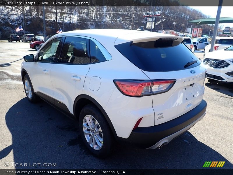 Oxford White / Ebony 2021 Ford Escape SE 4WD