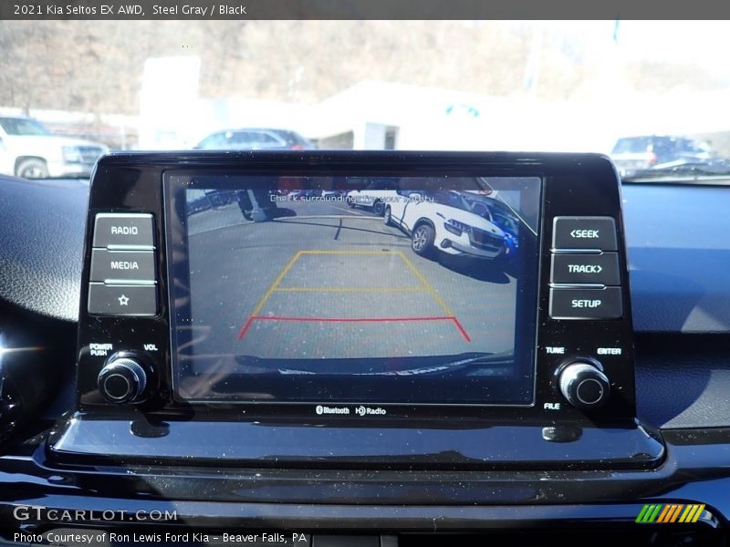 Steel Gray / Black 2021 Kia Seltos EX AWD