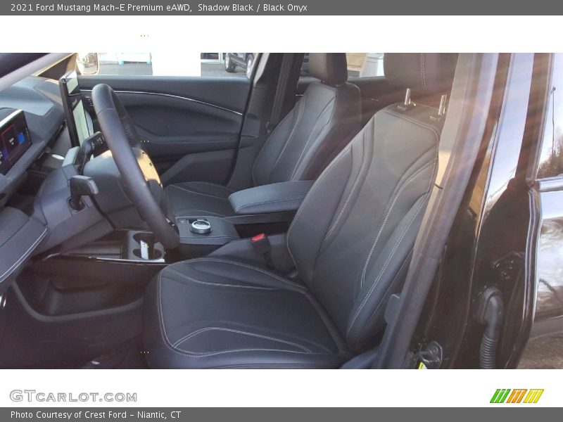 Front Seat of 2021 Mustang Mach-E Premium eAWD