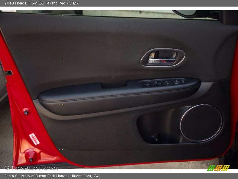 Milano Red / Black 2018 Honda HR-V EX
