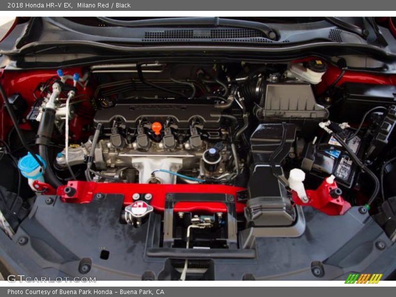 Milano Red / Black 2018 Honda HR-V EX