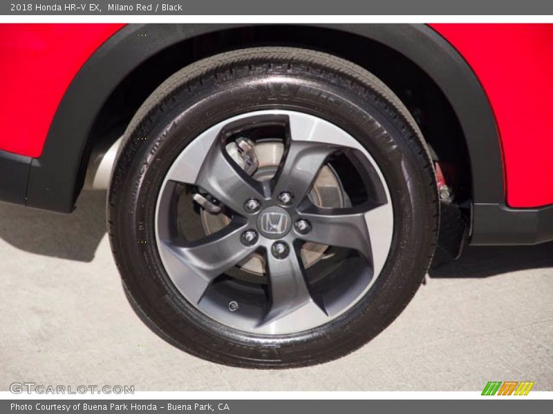Milano Red / Black 2018 Honda HR-V EX