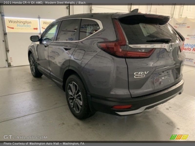 Modern Steel Metallic / Black 2021 Honda CR-V EX AWD