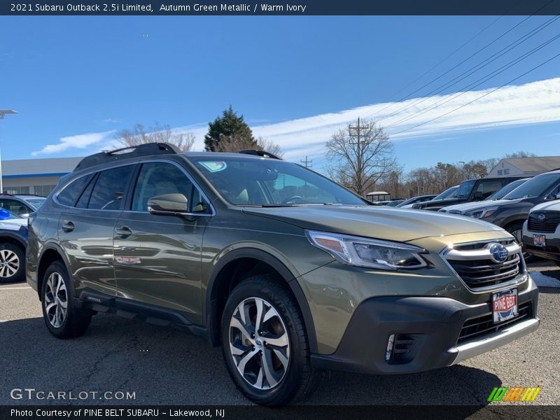 Autumn Green Metallic / Warm Ivory 2021 Subaru Outback 2.5i Limited