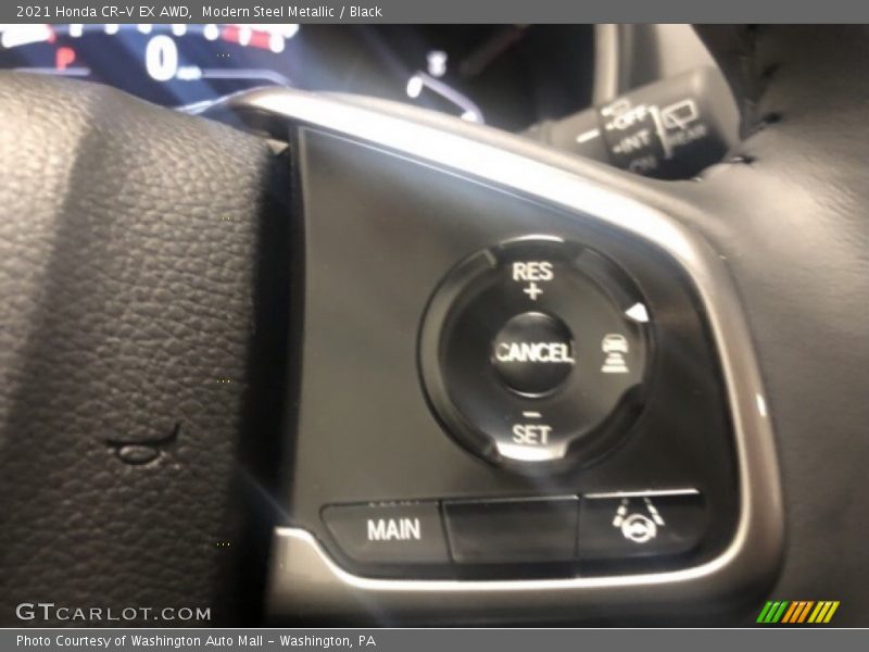 Modern Steel Metallic / Black 2021 Honda CR-V EX AWD