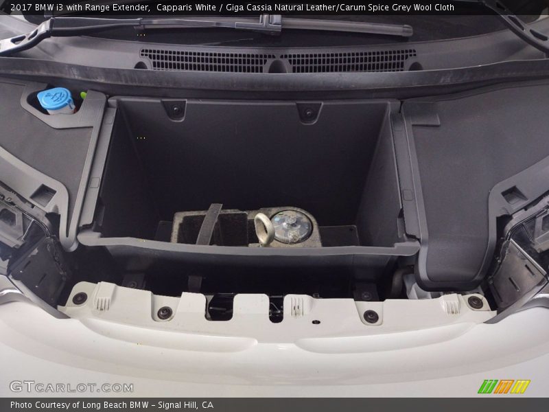 Capparis White / Giga Cassia Natural Leather/Carum Spice Grey Wool Cloth 2017 BMW i3 with Range Extender