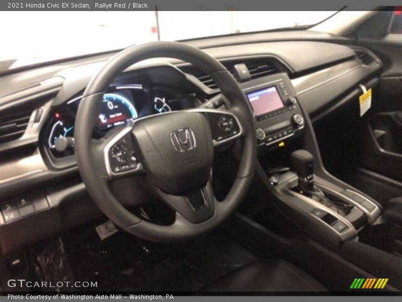 Rallye Red / Black 2021 Honda Civic EX Sedan
