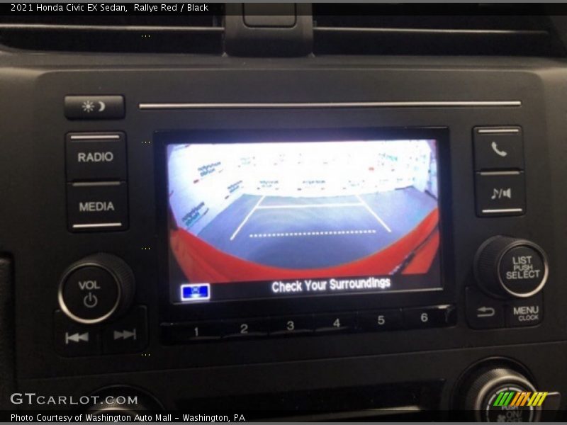 Rallye Red / Black 2021 Honda Civic EX Sedan