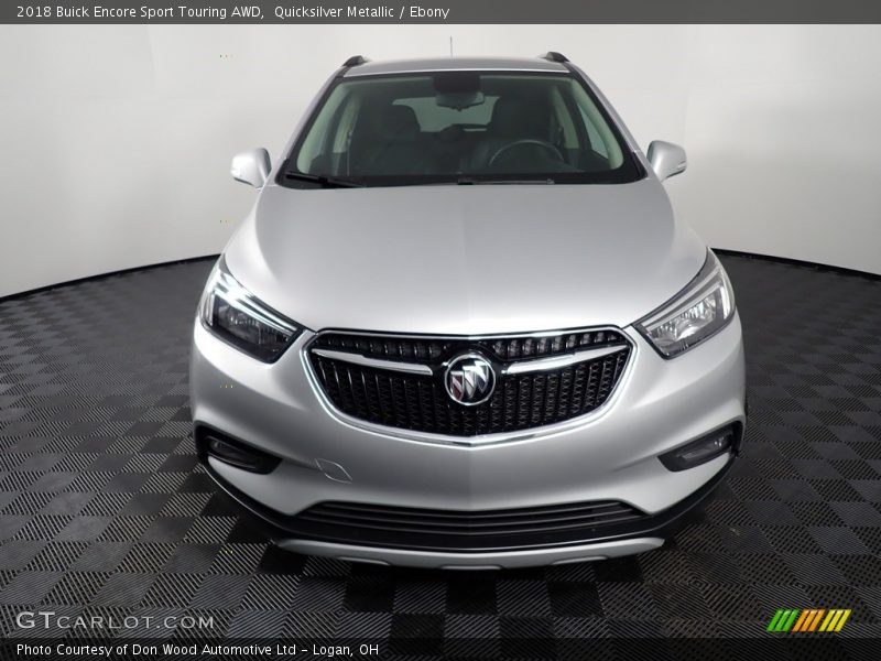Quicksilver Metallic / Ebony 2018 Buick Encore Sport Touring AWD