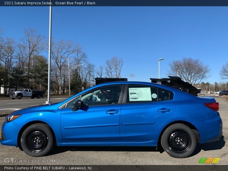 Ocean Blue Pearl / Black 2021 Subaru Impreza Sedan