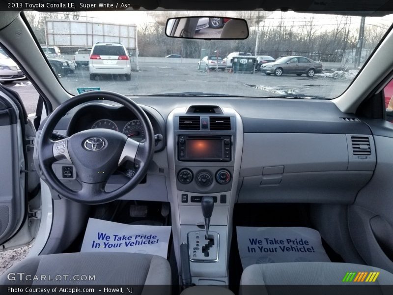 Super White / Ash 2013 Toyota Corolla LE